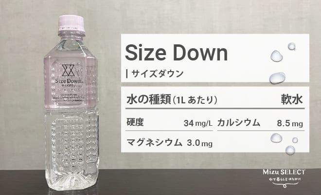 サイズダウンのレビュー素材